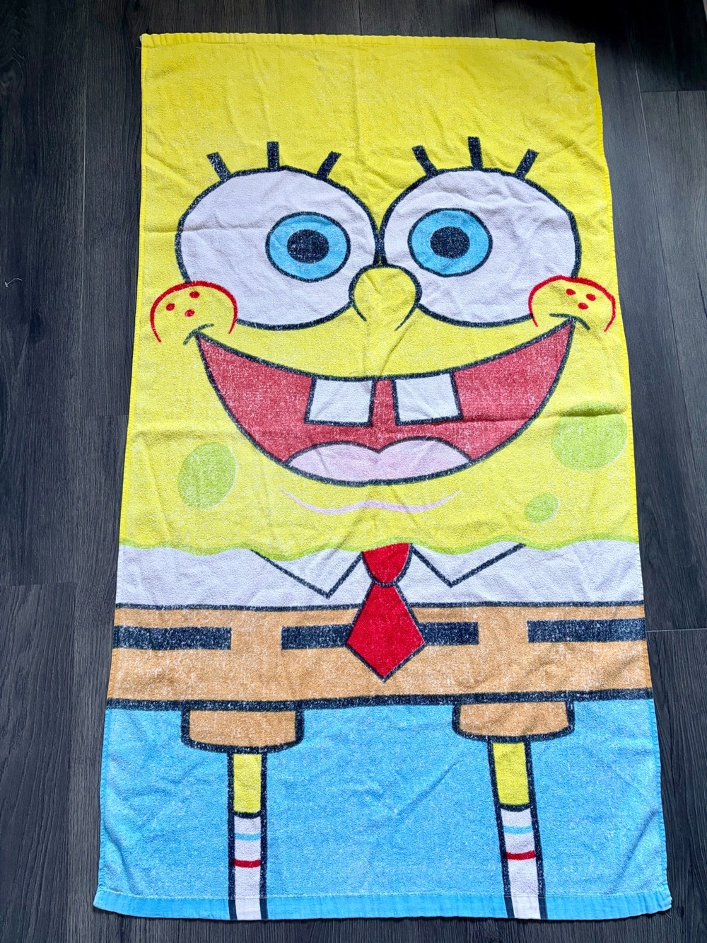 2010 Vintage Nickelodeon SpongeBob Square Pants Beach/Swim Towel